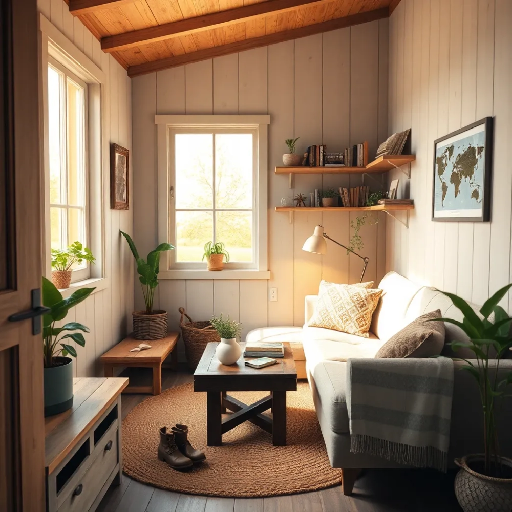 Jak urządzić wnętrze domku na działce