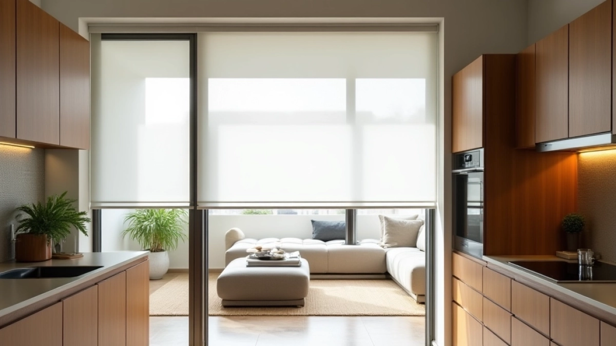 Roleta zamiast drzwi wewnętrznych