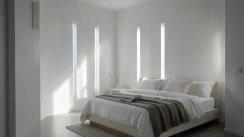 biel do wnętrza z małym nasłonecznieniem