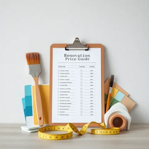 Cennik  Remonty i wykończenia wnętrz