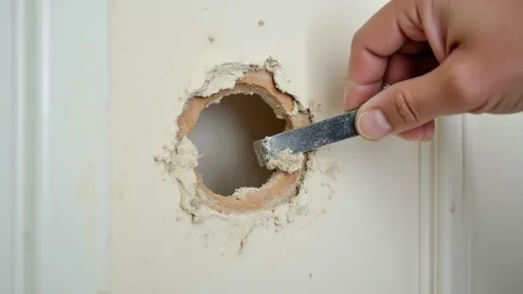 Czym wypełnić duże ubytki w ścianie wewnętrznej
