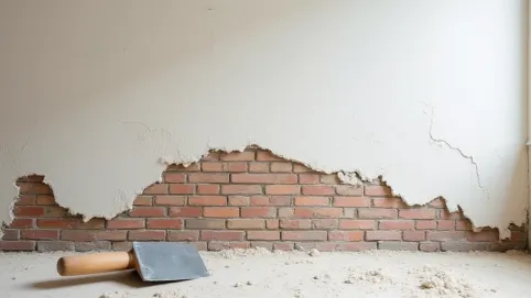 Jak naprawić odpadający tynk wewnętrzny