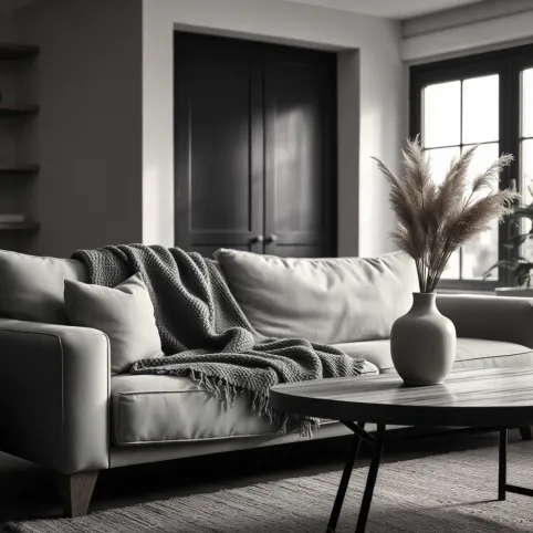 Jak ocieplić czarno białe wnętrze