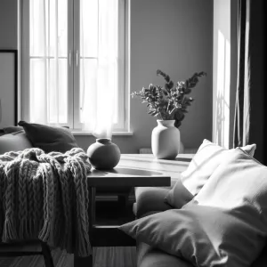 Jak ocieplić czarnobiałe wnętrze