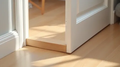 Jak zamontować próg w drzwiach wewnętrznych
