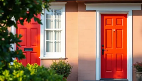 Jaki kolor drzwi zewnętrznych do białych okien