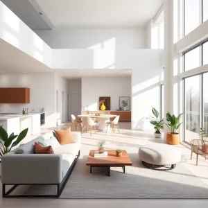 Nowoczesne wnętrza domów