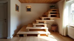 Pomysł na tanie schody wewnętrzne