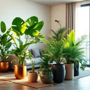 Wnętrza zielone Rośliny jako element dekoracyjny