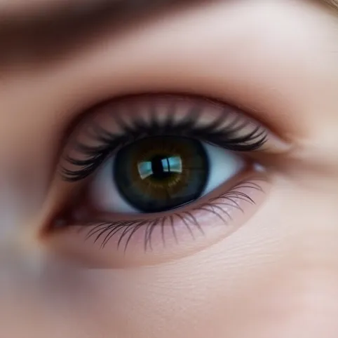 Zewnętrzny kącik oka gdzie jest