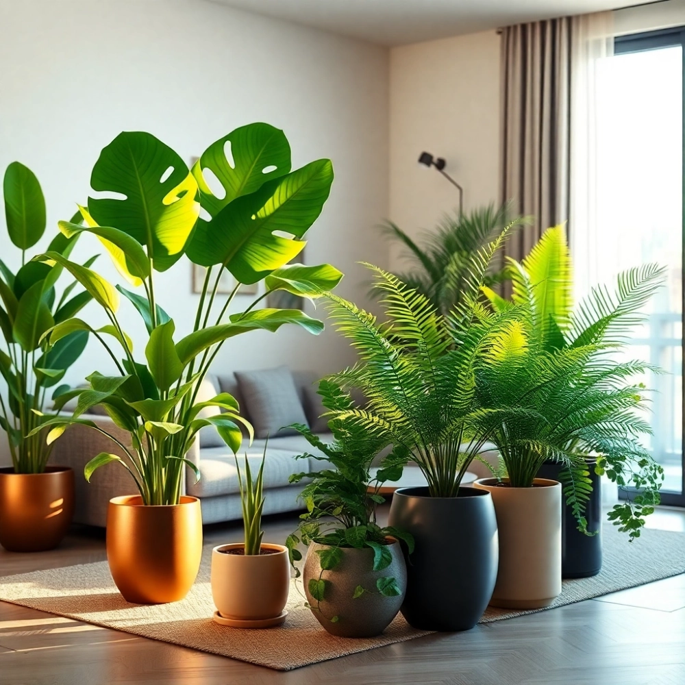 Wnętrza zielone Rośliny jako element dekoracyjny