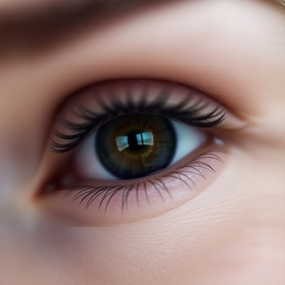 Zewnętrzny kącik oka gdzie jest